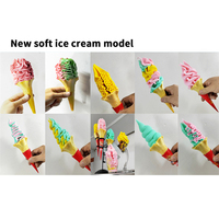 Machine à glace molle commerciale neuve, homologuée CE ETL, 7 saveurs de fruits, facile à utiliser, double tension, garantie 1 an