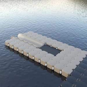 Cubes modulaires durables de ponton de HDPE de dock flottant pour le bateau de pêche de jet ski - Product Image 2