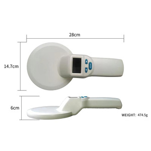 Khoảng Cách Đọc 10-30Cm Di Động 134.2KHZ Nếu Vật Nuôi RFID Kính <span class=keywords><strong>Microchip</strong></span> Cừu Lợn Tai Gia Súc Đầu Đọc Thẻ - Product Image 5