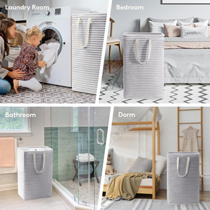 Lớn ráp giặt giỏ freestanding quần áo không thấm nước cản trở phòng giặt phòng ngủ phòng tắm giặt cản trở - Product Image 3