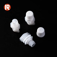 Capuchon de poche souple à bec verseur de 8 mm, écologique, durable, réutilisable, léger et anti-fuite, de qualité alimentaire, pour jus pasteurisé