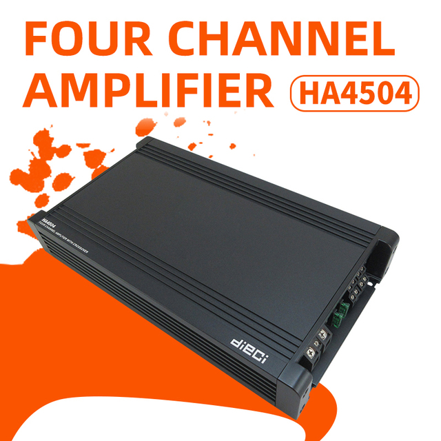 Car Audio Amplifier ,4channel Amplifer HZ HA4504 Four Channel Amplifer 500W