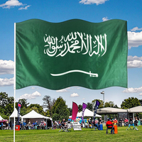 Pas de minimum personnalisé Polyester Jumbo taille drapeaux en gros 3*5 pieds impression pays extérieur suspendu drapeau personnalisé drapeau national des EAU