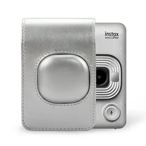 Protective Case Compatible with Instax Mini Liplay Hybrid Instant Camera Soft PU Leather camera Bag