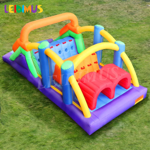 Túnel de carrera de obstáculos de alta calidad, juegos de desafío para niños, juegos de juegos suaves, carrera de obstáculos inflable flotante - Product Image 5