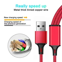 Câble USB en nylon 3 en 1 avec logo personnalisé, câble de charge et de données 3 en 1/3in1, type C, Android, câble USB 3 en 1 pour iPhone
