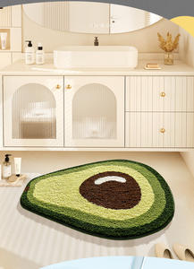 Alfombrillas absorbentes de agua antideslizantes de secado rápido de tamaño pequeño para suelo de dormitorio fuertemente absorbentes fruta fresca hogar Cocina - Product Image 3