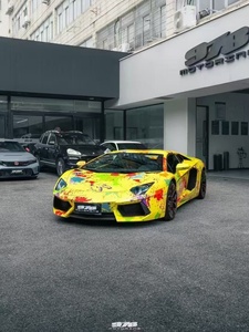 ชุดแต่งตัวถังคาร์บอนไฟเบอร์เกรด OEM สำหรับ Aventador LP700 รุ่นใหม่ พร้อมลิ้นกันชนหน้าและดิฟฟิวเซอร์สปอยเลอร์ - Product Image 3