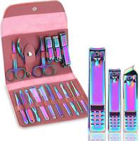 Ensemble de coupe-ongles VH de haute qualité en acier inoxydable luxueux, professionnel, durable, portable, kits de coupe-ongles, beauté, manucure