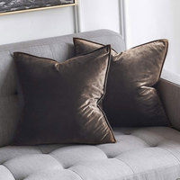 Housse de coussin en velours, taie d'oreiller imprimé créative, Style européen, pour canapé ou voiture, sans noyau