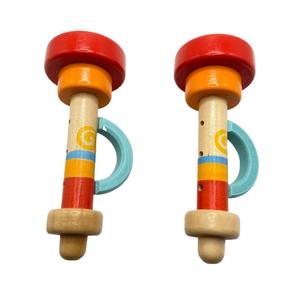 Flûte Trompette en Bois, Instrument à Vent Éducatif pour la Maternelle, Jouet Musical Orff pour l'Éveil Musical - Product Image 1