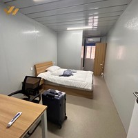 Casa Contenedor Prefabricada Desmontable y Transpirable de 20 Pies, Moderna, Portátil, para Oficina, Dormitorio, Origen Jiangsu, 1 Año de Garantía