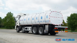 รถบรรทุกถังสแตนเลสเกรดอาหาร CLW 8X4 26 ลูกบาศก์เมตร ดีเซล 251-350 แรงม้า ยูโร 2-6 สำหรับขนส่งวัตถุดิบโรงงานน้ำมันพืช - Product Image 3