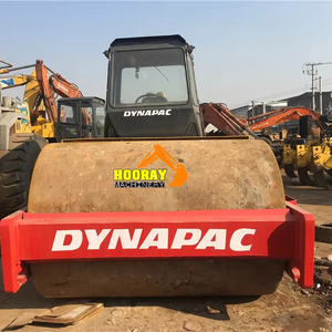 Rodillo de carretera vibratorio Dynapac CA30D usado de un solo tambor con componentes de núcleo de bomba de motor de segunda mano para construcción - Product Image 1