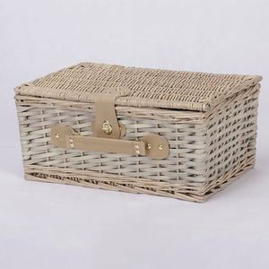 Vacío <span class=keywords><strong>de</strong></span> mimbre grande portátil <span class=keywords><strong>Camping</strong></span> al aire libre <span class=keywords><strong>de</strong></span> pesca <span class=keywords><strong>de</strong></span> Picnic plato <span class=keywords><strong>de</strong></span> comida cesta <span class=keywords><strong>de</strong></span> almacenamiento - Product Image 1