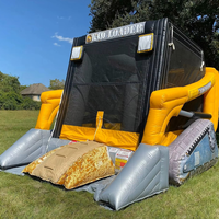 Château gonflable commercial pour enfants, château gonflable avec souffleur, château gonflable d'extérieur, château gonflable avec toboggan