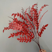 Feuilles d'Locustes Artificielles en Gros à Longue Tige pour Décoration de Mariage et d'Événements