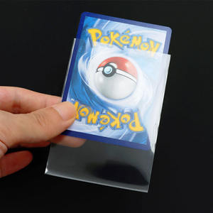 Pochettes de protection pour cartes sportives avec logo personnalisé 64*89mm 66*91mm en PP écologique épaisseur 5-10c Livraison rapide - Product Image 4