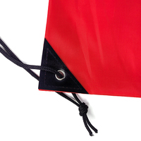 Sac à dos de sport en polyester léger et portable avec logo personnalisé, sac à cordon pour la salle de sport