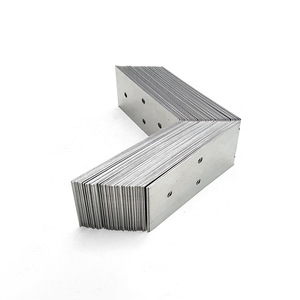 Support d'angle en L pour blocs de béton cellulaire, acier au carbone zingué, grade A GBT 9074.32-2017, connexion légère - Product Image 1