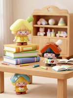 Nueva Llegada Wuwu Travel Diary Mini Blind Box Figura de Vinilo de Casa Pequeña, Mini Juguete Adorable, Adornos Decorativos, El Mejor Regalo