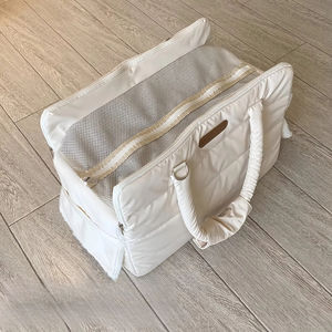 Sac de transport <span class=keywords><strong>pour</strong></span> chiot de luxe multifonctionnel avec logo personnalisé en couleur, sac de transport souple <span class=keywords><strong>pour</strong></span> animaux de compagnie, sac de voyage <span class=keywords><strong>pour</strong></span> <span class=keywords><strong>chien</strong></span> et chat <span class=keywords><strong>pour</strong></span> l'extérieur - Product Image 1