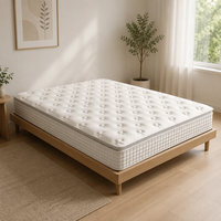 Matelas à ressorts ensachés en tissu tricoté