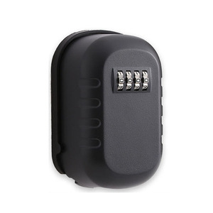 Lock <b>Box</b> Resettable Combination Code Portable Wall Mount Waterproof Security Safe <b>Box</b> Home Office <b>Grey</b>/Black Alloy BSCI/ISO/ROHS - Product Image 2