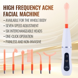Varita Facial de Alta Frecuencia, Máquina de Belleza Portátil Antienvejecimiento para Terapia de la Piel - Product Image 3