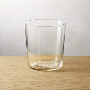 Taza de cristal para beber, vaso alto y fino, elegante, microfino, doble, antiguo