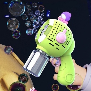 Pistolas de Burbujas al por Mayor, Juguete de Jabón con Forma de Animal Kului para Niños, Pistola de Burbujas Eléctrica con Luz, Pistola de Burbujas Automática para Bodas - Product Image 5