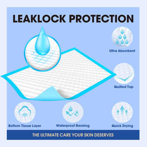 Tapete Absorvente Adulto Atacado 60 X 90 Protetor Descartável para Urina para Cama em Caso de Incontinência Amostras Grátis - Product Image 3