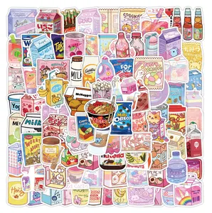 Wholesale Custom Pvc Sticker Waterproof Plastic Cup Die Cutting Stickers Recyclable Funny Water Bottle Stickers For Luggage