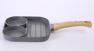 2/4ถ้วยไม่ติด Maifan หินเคลือบอลูมิเนียมไข่ทอดกระทะสเต็กไส้กรอกกระทะ - Product Image 4