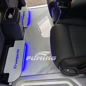 Trumpchi <span class=keywords><strong>Master</strong></span> M8E9 iç döşeme için GAC MOTOR katı ahşap pedallar dayanıklı alüminyum paspas ile yükseltme - Product Image 6