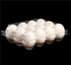 Giá Rẻ Giá Rỗng Trứng Lưu Trữ Khay Trong Suốt Gà Vỏ Sò Bao Bì Hộp <span class=keywords><strong>12</strong></span> Lưới Nhựa Khay Trứng - Product Image 4