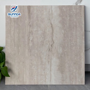 Azulejos de Porcelana Rústicos con Superficie Mate Antideslizante, Bordes Rectificados, Diseños de Cemento, Mármol y Terrazo para Pisos y Paredes, Ideal para Escuelas, Hoteles y Casas - Product Image 1