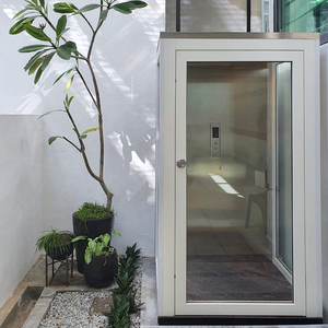 <span class=keywords><strong>Ascensor</strong></span> Residencial sin Engranajes, Diseño de Marco <span class=keywords><strong>Cuadrado</strong></span> de Lujo Ligero para Uso en Viviendas de 2-3 Pisos - Product Image 4