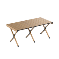 Großhandel MC Marke Moderner Stil Massivholz Klappbarer Stuhl-Tisch-Set Metallrahmen für Outdoor-Möbel Camping-Nutzung Modell JY124