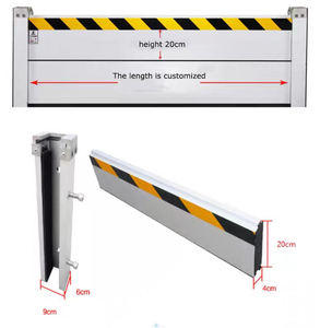 Barreras Personalizadas Contra Inundaciones, Barrera Contra Inundaciones para Puertas, Barrera de Agua para el Hogar, Barrera de Aluminio Contra Inundaciones para Puerta - Product Image 6