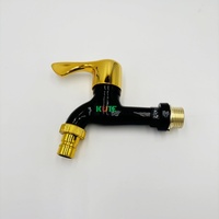 Robinet Mitigeur Populaire KT-168 pour Lavabo en Plastique et Cuisine, en ABS PVC Doré et Fer, à Filetage Mâle, pour le Marché Moyen-Oriental