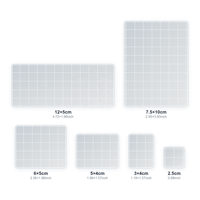Lot de 6 blocs de tamponnage en acrylique transparent pour le bricolage, la création artistique, le scrapbooking et la décoration de cartes