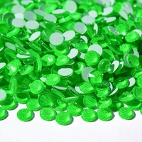 Vente en gros d'usine OLeeya de strass cristaux fluorescents néon en vrac strass Flatback non correctifs pour la décoration de vêtements