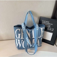 Sac fourre-tout en toile de coton écologique portable pour femme, style bohème, avec logo personnalisé, réutilisable pour le shopping quotidien, vente en gros