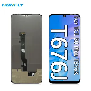 Honfly 6.7" TFT mobile phone lcd For TCL 30+ Plus lcd touch display Assembly For tcl T676J screen replacement For tcl T676K lcd