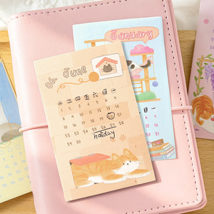 24 notes autocollantes par paquet, série « Relaxing Is What Really Matters », jolies marque-pages et calendriers à remplir pour agenda DIY - Product Image 3