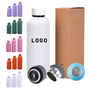 QXY1306 Support small batch custom logo double insulated water bottles 304 stainless steel water bottle eco friendly