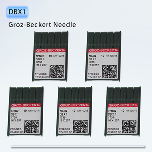 50 PCS DBX1 Groz-Beckert Aiguilles pour <span class=keywords><strong>Machine</strong></span> à coudre pour accessoires de point noué industriel DB * 1 16x257 Tricot JUKI BROTHER <span class=keywords><strong>SINGER</strong></span> - Product Image 2