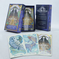 Divertissement de divination pour femmes Meilleur jeu de cartes de tarot Personnalisé de haute qualité Imprimé Tarot personnalisé Cartes Oracle