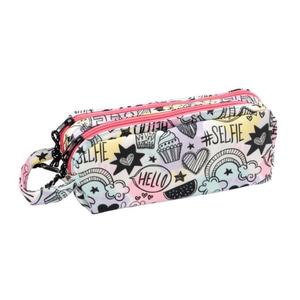 Astuccio con 2 Cerniere per Matite e Materiale Scolastico - Product Image 2